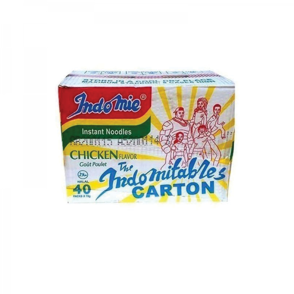 Indomie Chicken Noodles (White Box) 70G x 40