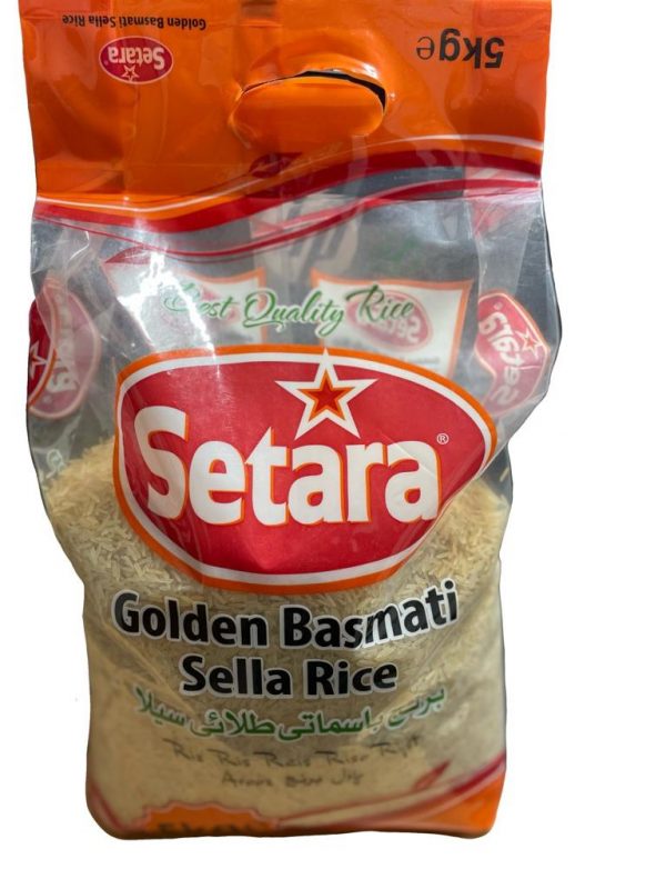 Setara Golden Sella Basmati Rice 5Kg