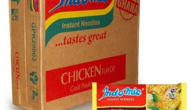 Indomie Chicken Noodles (Ghana) Brown Box